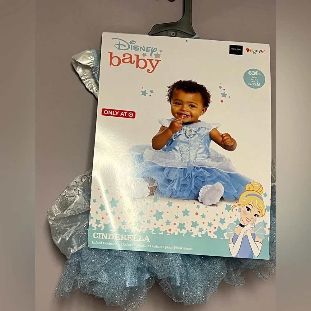 NwT 2 BUNDLE Costumes DISNEY Cinderella Hedgehog BABY Girl 6-12 mo
